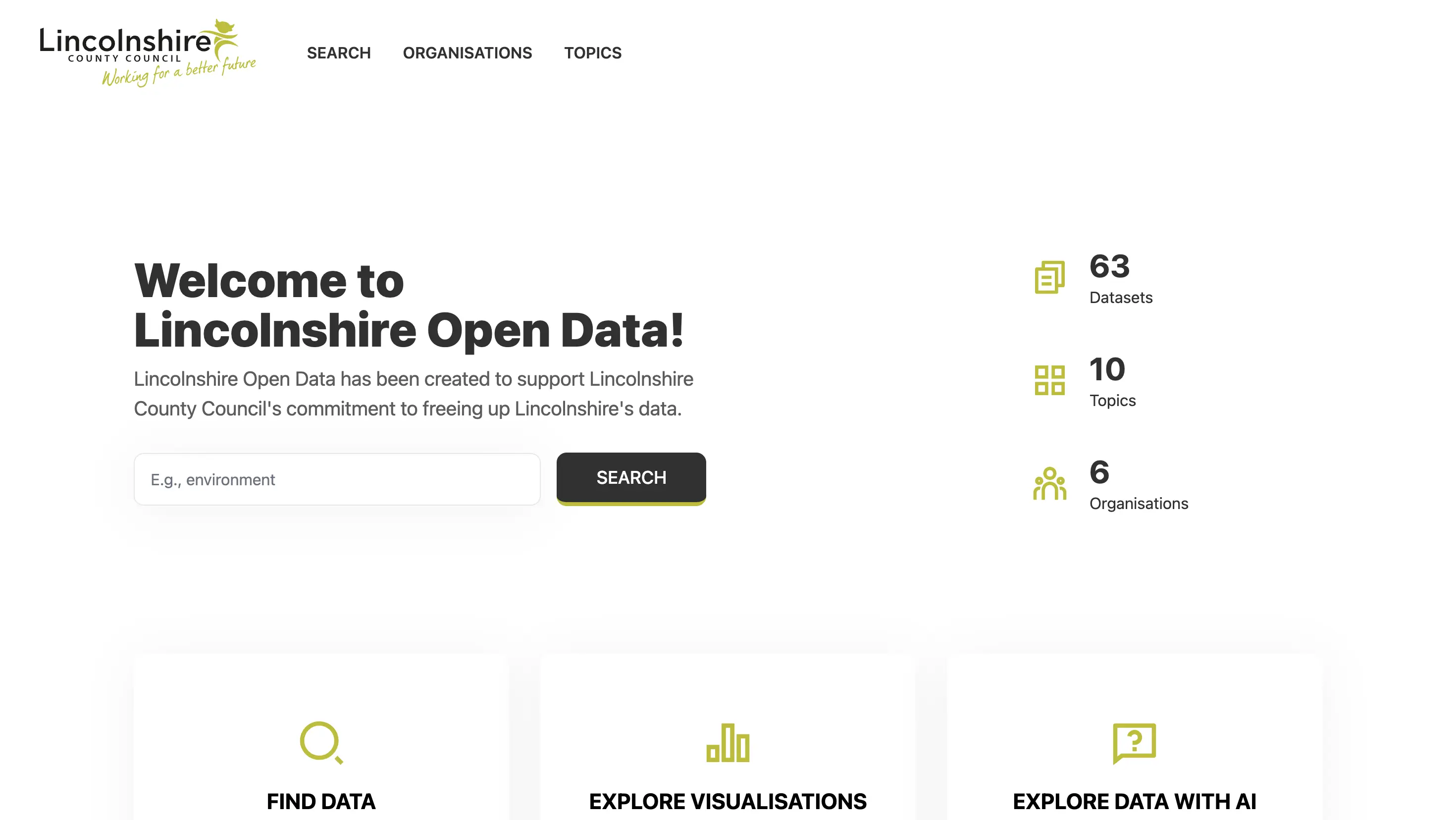 Lincolnshire County Council portal
