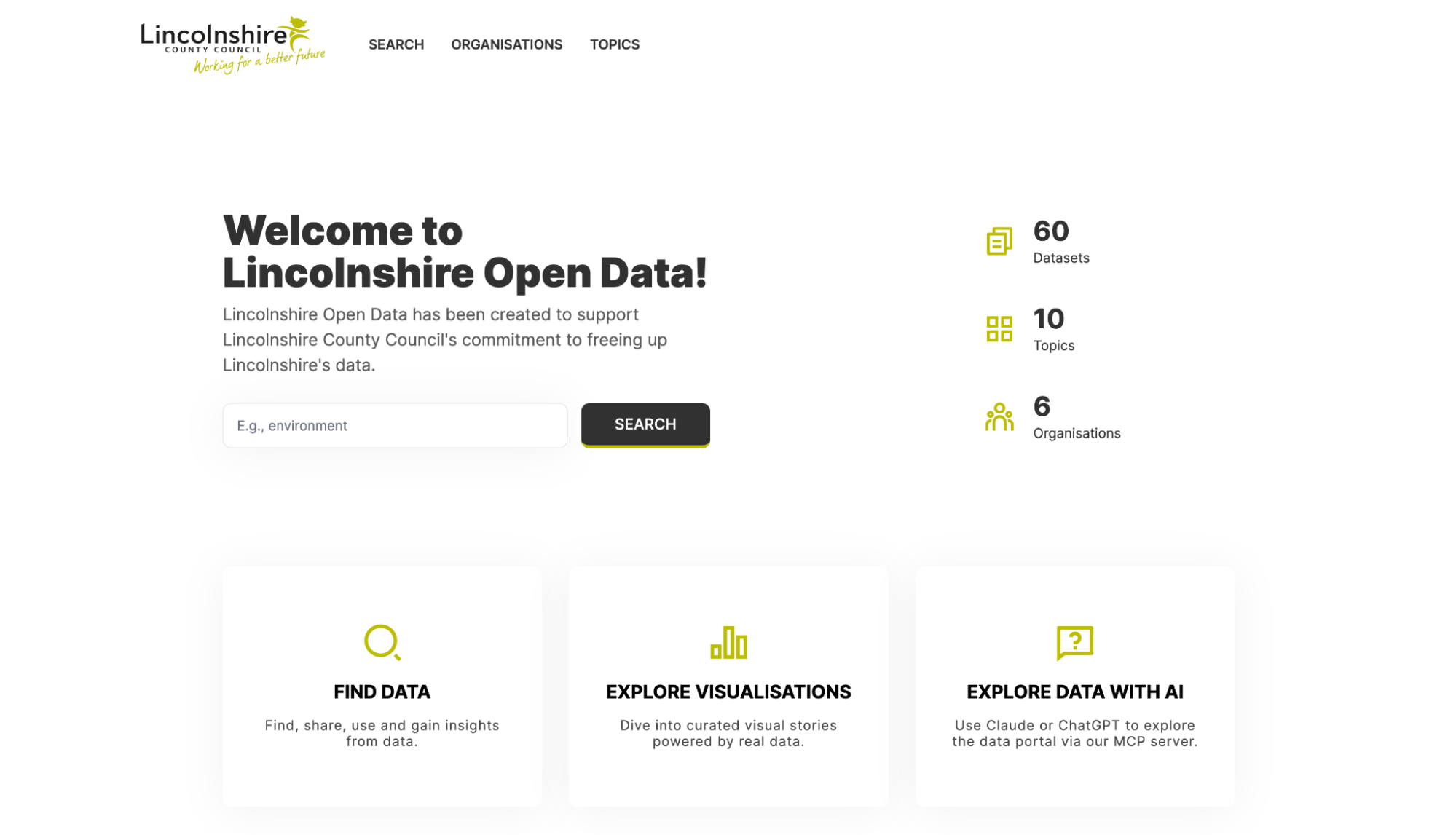 Lincolnshire Open Data Portal