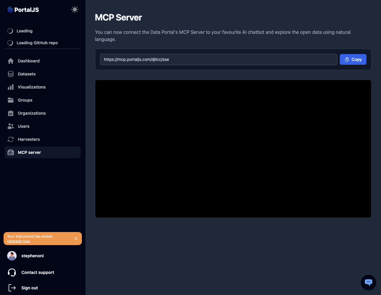placeholder: MCP server page