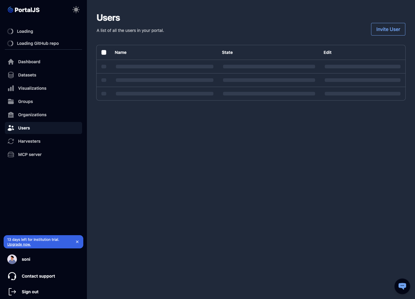 placeholder: users list